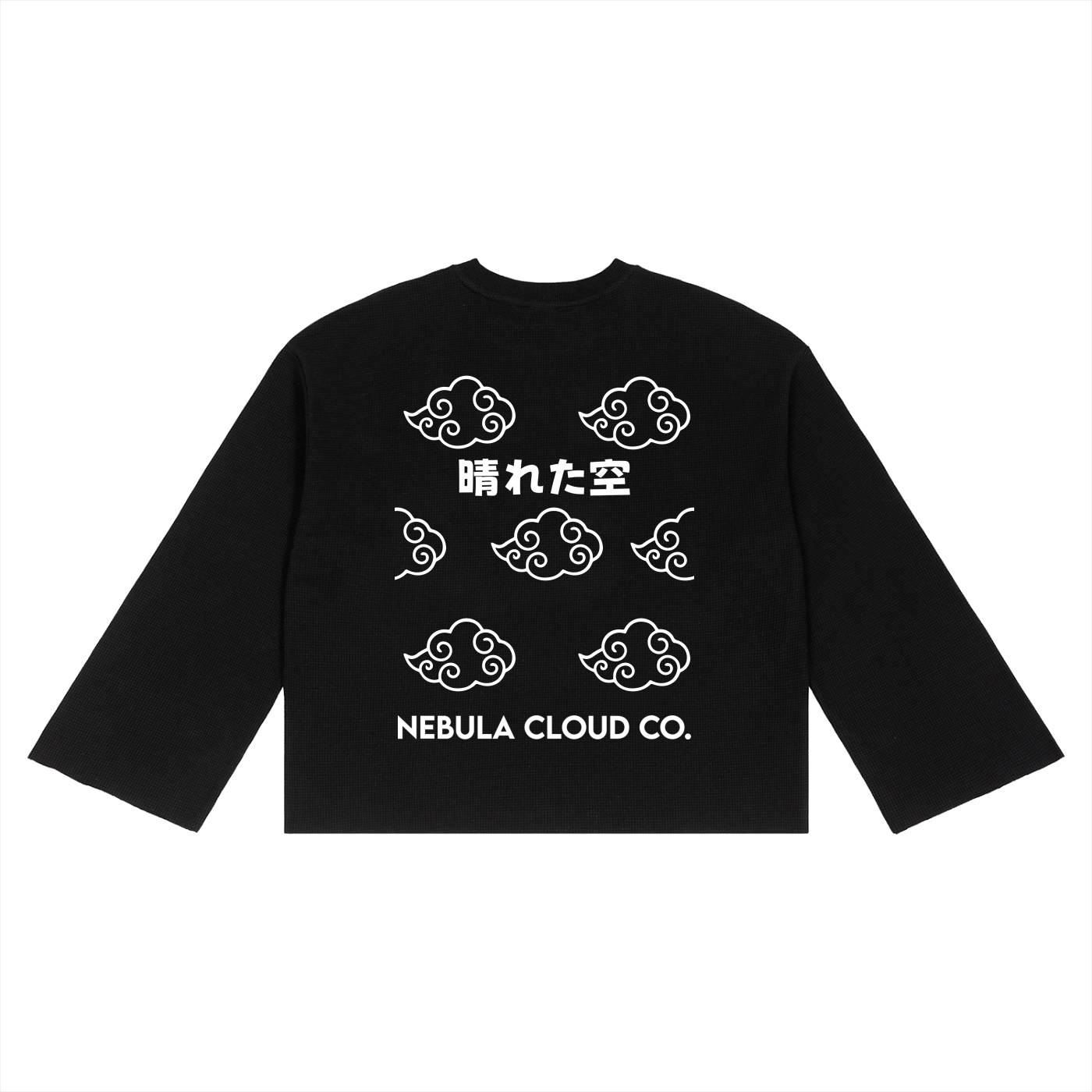CLEAR SKIES LONG SLEEVE WAFFLE T-SHIRT (M)