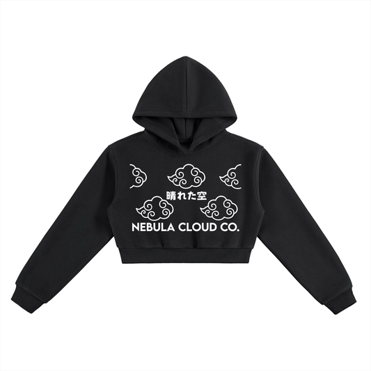 CLEAR SKIES CROPPED HOODIE (W)