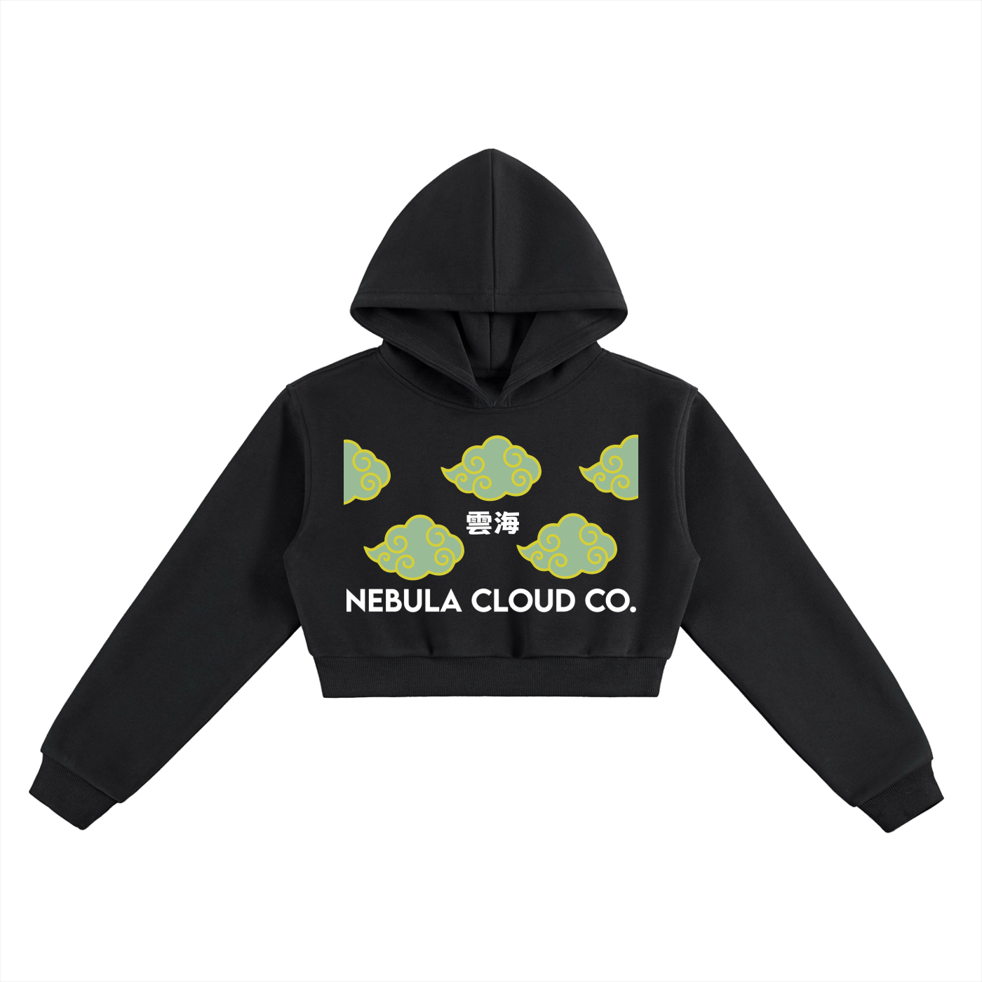 SEA OF CLOUDS CROPPED HOODIE