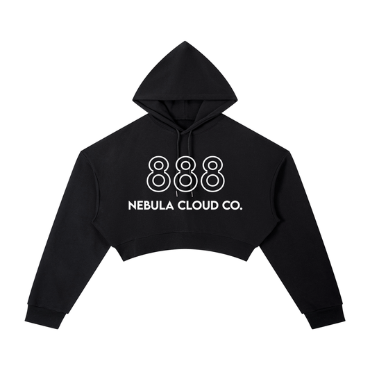 CLEAR SKIES 888 CROPPED HOODIE (W)
